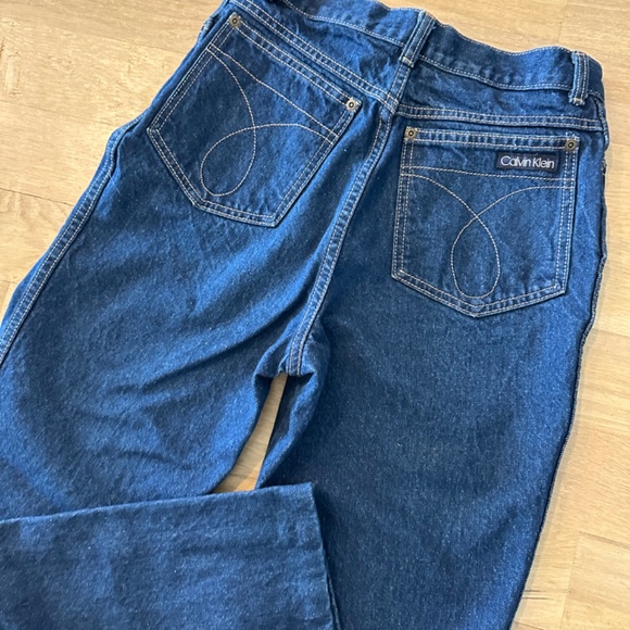 Vintage 80s Calvin Klein Made In USA Women’s Designer Jeans Size 10 - Picture 5 of 7